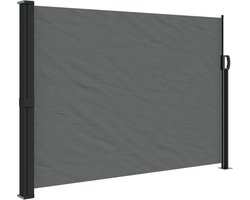 vidaXL - Uitschuifbaar - zijluifel - antraciet - 140x500 - cm