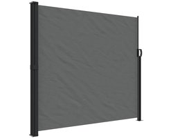 vidaXL - Uitschuifbaar - zijluifel - antraciet - 180x300 - cm