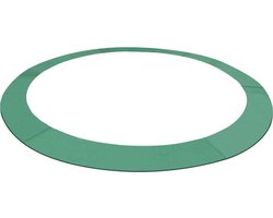 vidaXL - Veiligheidsmat - voor - 3,05 - m - ronde - trampoline - PE - groen