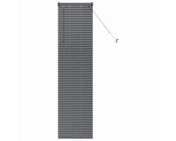 vidaXL - Venetiaanse - Jaloezieën - Donkergrijs - 175 - x - 50 - cm - Aluminium