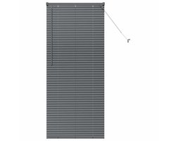 vidaXL - Venetiaanse - Jaloezieën - Donkergrijs - 175 - x - 70 - cm - Aluminium