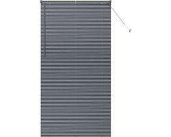 vidaXL - Venetiaanse - Jaloezieën - Donkergrijs - 220 - x - 110 - cm - Aluminium