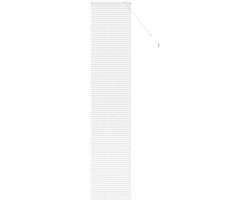 vidaXL - Venetiaanse - Jaloezieën - met - gordijnen - Wit - 220 - x - 50 - cm - Aluminium