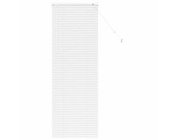 vidaXL - Venetiaanse - Jaloezieën - Wit - 175 - x - 55 - cm - Aluminium