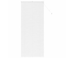vidaXL - Venetiaanse - Jaloezieën - Wit - 220 - x - 90 - cm - Aluminium