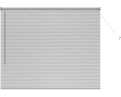 vidaXL - Venetiaanse - Jaloezieën - Zilver - 130 - x - 160 - cm - Aluminium