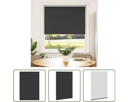 vidaXL Verduisterend Gordijn - Rolgordijn - Rolgordijn verduisterend 105x175 cm stofbreedte 100,7 cm zwart - Zwarte Rolgoirdijnen - Kamer Decoratie - Privacy Gordijn