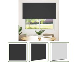 vidaXL Verduisterend Gordijn - Rolgordijn - Rolgordijn verduisterend 165x130 cm stofbreedte 161,6 cm zwart - Blackout Gordijn - Zwarte Rolgoirdijnen - Kamer Decoratie