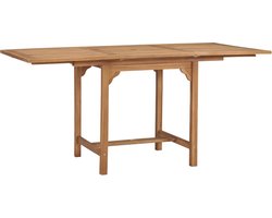 vidaXL Verlengbare Teakhouten Tuintafel 110-160 cm