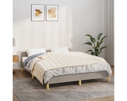 vidaXL - Verzwaringsdeken - 137x200 - cm - 10 - kg - stof - grijs