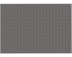 vidaXL - Verzwaringsdeken - 155x220 - cm - 11 - kg - stof - grijs