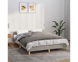 vidaXL - Verzwaringsdeken - met - hoes - 120x180 - cm - 5 - kg - stof - grijs