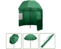 vidaXL Visaccessoires - Visparaplu - Visparaplu groen 300 x 240 cm - Hengelaars Benodigheden - Buitenleven - Watersport