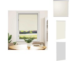 vidaXL Vitrage - Vitrages - Rolgordijn - Rolgordijnen - Rolgordijn verduisterend 80 x 175 cm crême