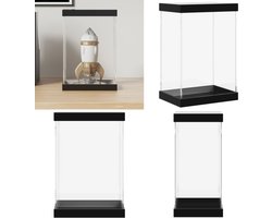 vidaXL Vitrine transparant 17x12x25 cm acryl - Vitrine - Vitrines - Vitrinekast - Stolp