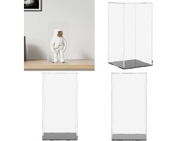 vidaXL Vitrine transparant 20x20x38 cm acryl - Vitrine - Vitrines - Vitrinekast - Stolp