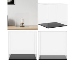 vidaXL Vitrine transparant 30x30x30 cm acryl - Vitrine - Vitrines - Vitrinekast - Stolp