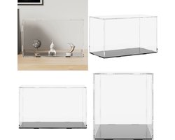 vidaXL Vitrine transparant 31x17x19 cm acryl - Vitrine - Vitrines - Vitrinekast - Stolp