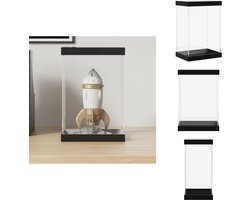 vidaXL Vitrine - Vitrines - Vitrinekast - Stolp - Vitrine transparant 17x12x25 cm acryl