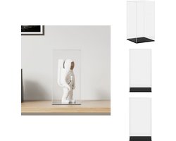 vidaXL Vitrine - Vitrines - Vitrinekast - Stolp - Vitrine transparant 20x20x38 cm acryl