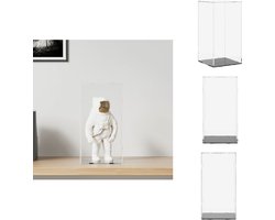 vidaXL Vitrine - Vitrines - Vitrinekast - Stolp - Vitrine transparant 20x20x38 cm acryl
