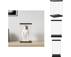 vidaXL Vitrine - Vitrines - Vitrinekast - Stolp - Vitrine transparant 22x18x35 cm acryl