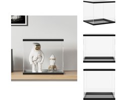 vidaXL Vitrine - Vitrines - Vitrinekast - Stolp - Vitrine transparant 40x36x35 cm acryl
