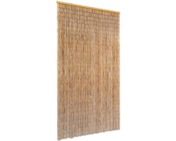 vidaXL - Vliegengordijn - 100x200 - cm - bamboe