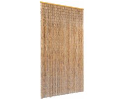 vidaXL - Vliegengordijn - 100x220 - cm - bamboe
