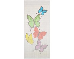 vidaXL - Vliegengordijn - 90x200 - cm - bamboe