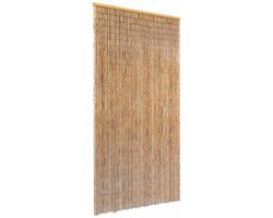 vidaXL - Vliegengordijn - 90x220 - cm - bamboe