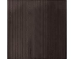 vidaXL - Vloerkleed - rechthoekig - 100x100 - cm - bamboe - donkerbruin