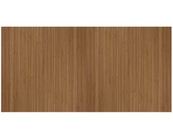 vidaXL - Vloerkleed - rechthoekig - 100x200 - cm - bamboe - bruin