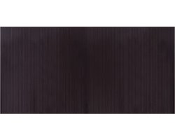 vidaXL - Vloerkleed - rechthoekig - 100x200 - cm - bamboe - donkerbruin