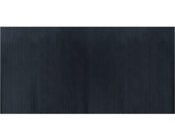 vidaXL - Vloerkleed - rechthoekig - 100x200 - cm - bamboe - grijs