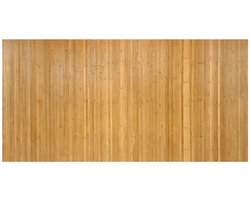 vidaXL - Vloerkleed - rechthoekig - 100x200 - cm - bamboe - naturel
