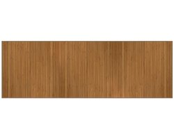 vidaXL - Vloerkleed - rechthoekig - 100x300 - cm - bamboe - bruin