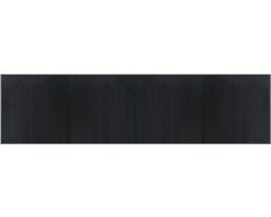 vidaXL - Vloerkleed - rechthoekig - 100x400 - cm - bamboe - grijs