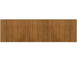 vidaXL - Vloerkleed - rechthoekig - 60x200 - cm - bamboe - bruin