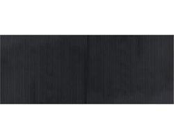 vidaXL - Vloerkleed - rechthoekig - 80x200 - cm - bamboe - zwart