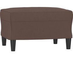 vidaXL - Voetenbank - 60x50x41 - cm - kunstleer - bruin