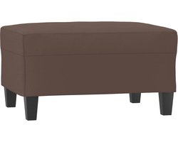 vidaXL - Voetenbank - 70x55x41 - cm - kunstleer - bruin