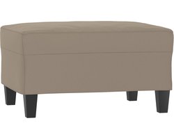 vidaXL - Voetenbank - 70x55x41 - cm - microvezelstof - taupe