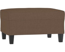 vidaXL - Voetenbank - 70x55x41 - cm - stof - bruin