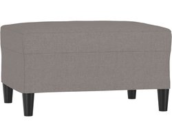 vidaXL - Voetenbank - 70x55x41 - cm - stof - taupe