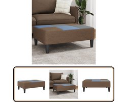 vidaXL Voetenbank - Patchwork - 77x55x31 cm - Stof Voetenbank - Voetenbankje - Relaxstoel - Multifunctionele Stoel - Patchwork Meubilair