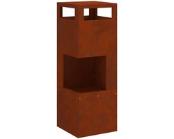 vidaXL - Vuurkorf - Bruin - 35 - x - 35 - x - 100 - cm - Cortenstaal