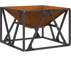vidaXL - Vuurkorf - Bruin - 50 - x - 50 - x - 35 - cm - Cortenstaal