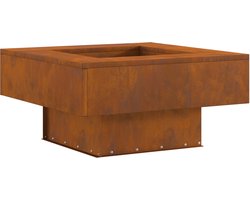 vidaXL - Vuurkorf - Bruin - 60 - x - 60 - x - 30 - cm - Cortenstaal