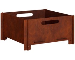 vidaXL - Vuurkorf - Roestkleurig - 40 - x - 40 - x - 20 - cm - weervast - staal